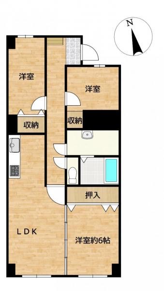 apartment 群馬県高崎市小八木町810番地5