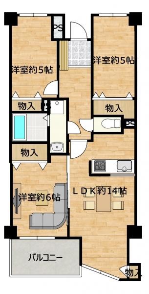 apartment 群馬県高崎市小八木町810番地5