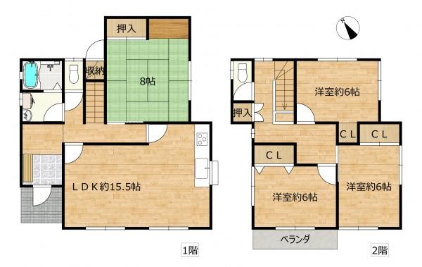 detached 愛知県名古屋市名東区本郷３丁目5　グロゥバルビル2階　2-C号室