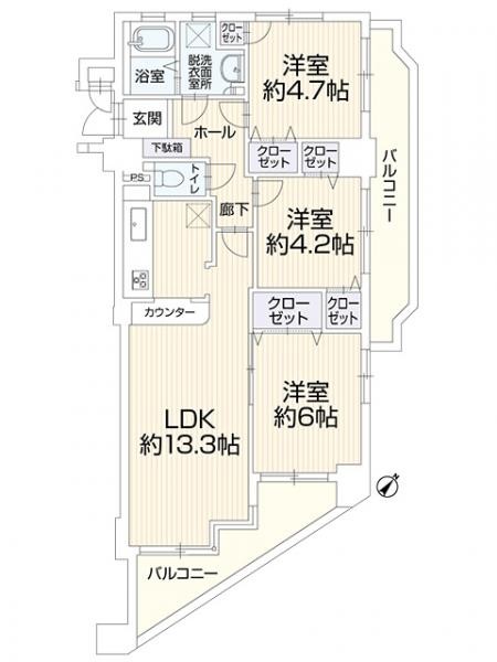 apartment 愛知県名古屋市名東区本郷３丁目5　グロゥバルビル2階　2-C号室