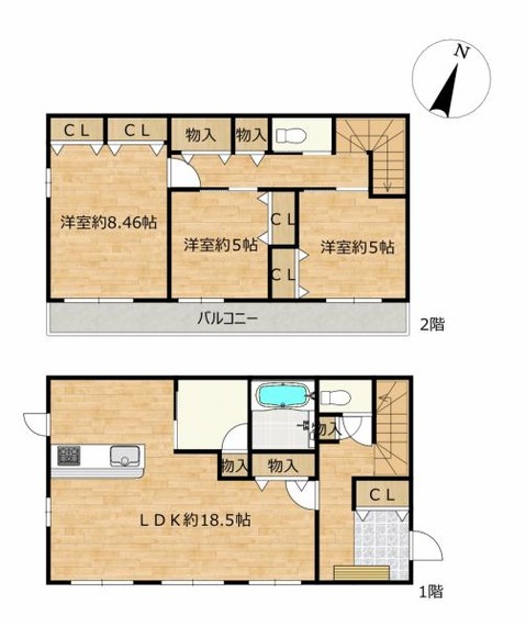 detached 愛知県名古屋市名東区本郷３丁目5　グロゥバルビル2階　2-C号室