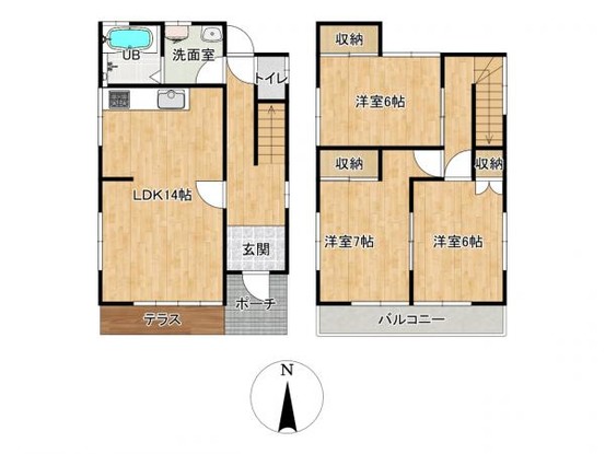 detached 愛知県名古屋市名東区本郷３丁目5　グロゥバルビル2階　2-C号室