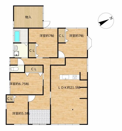 detached 福岡県飯塚市楽市494番地9　ｼｬｰﾒｿﾞﾝMA　1階2号室