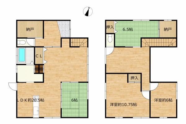 detached 福岡県飯塚市楽市494番地9　ｼｬｰﾒｿﾞﾝMA　1階2号室