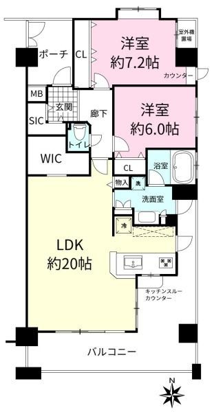 apartment 茨城県つくば市千現１丁目7-2　null