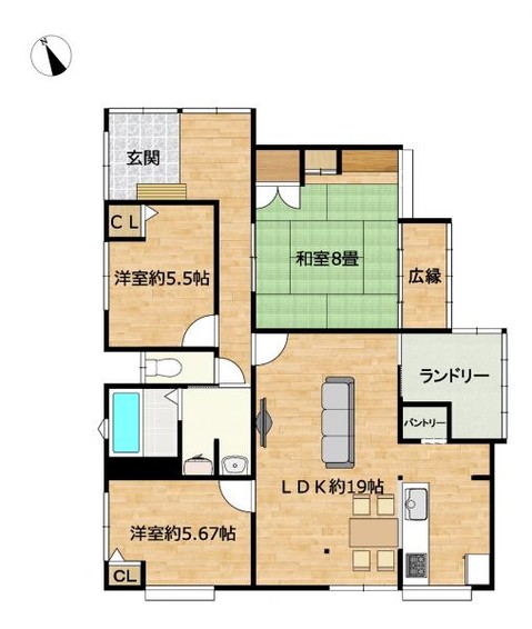 detached 新潟県新発田市富塚町２丁目２－３２