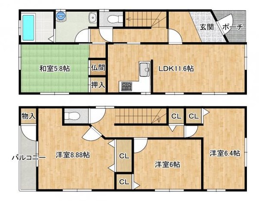 detached 新潟県新発田市富塚町２丁目２－３２