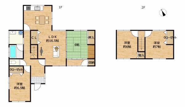 detached 新潟県新発田市富塚町２丁目２－３２