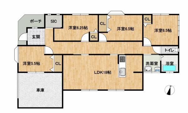 detached 新潟県新発田市富塚町２丁目２－３２