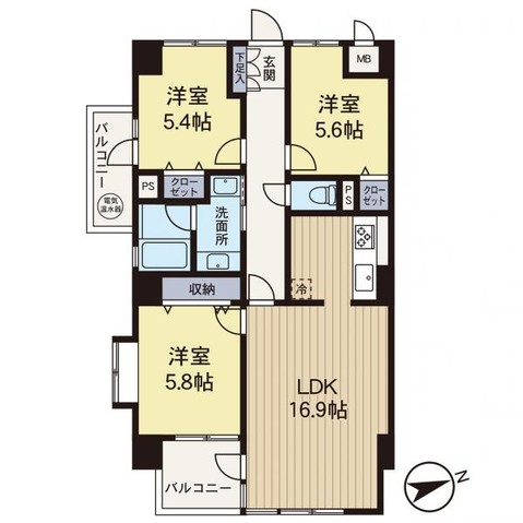 apartment 神奈川県藤沢市鵠沼石上１丁目6-1　エスタ藤沢