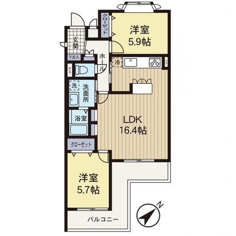 apartment 神奈川県藤沢市鵠沼石上１丁目6-1　エスタ藤沢