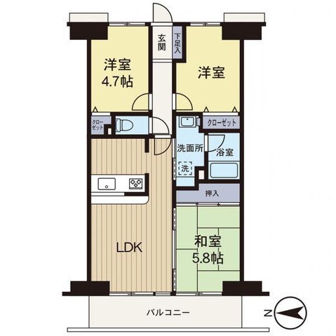 apartment 神奈川県藤沢市鵠沼石上１丁目6-1　エスタ藤沢