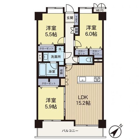 apartment 神奈川県藤沢市鵠沼石上１丁目6-1　エスタ藤沢