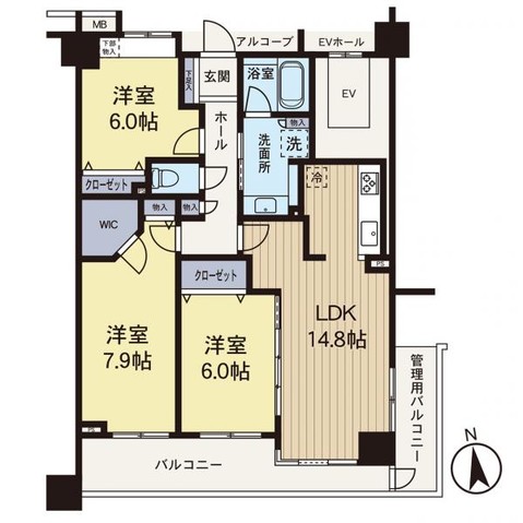 apartment 神奈川県藤沢市鵠沼石上１丁目6-1　エスタ藤沢