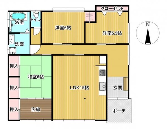 detached 福岡県大牟田市大字岩本2417-1-201