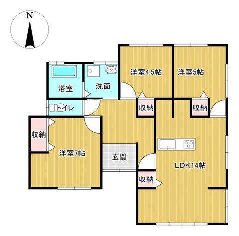 detached 福岡県大牟田市大字岩本2417-1-201