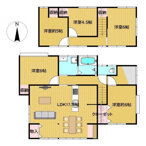 detached 福岡県大牟田市大字岩本2417-1-201