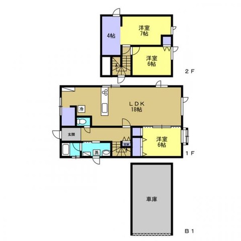 detached 北海道登別市美園町５丁目
地図を見る