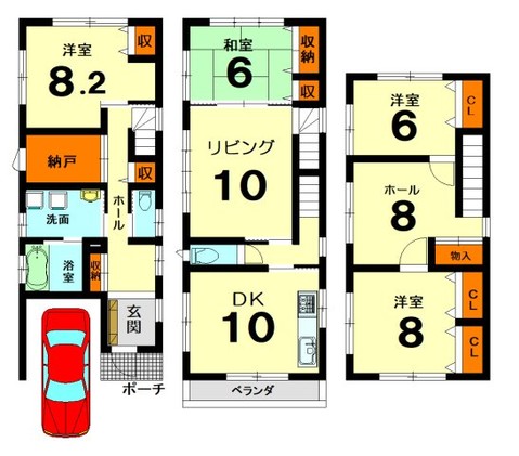 townhouse 京都府京都市西京区大枝北沓掛町２丁目12-1　サンシティ桂坂壱番館1Ｆ