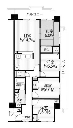 apartment 京都府京都市西京区大枝北沓掛町２丁目12-1　サンシティ桂坂壱番館1Ｆ