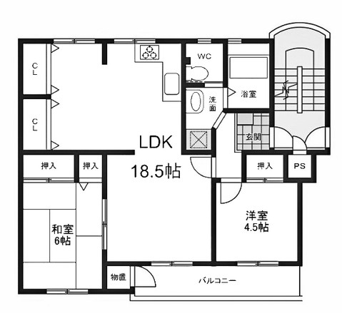 apartment 京都府京都市西京区大枝北沓掛町２丁目12-1　サンシティ桂坂壱番館1Ｆ