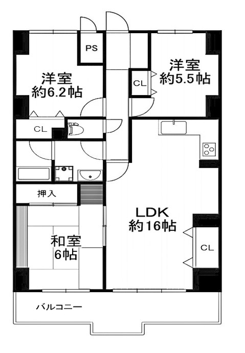 apartment 京都府京都市西京区大枝北沓掛町２丁目12-1　サンシティ桂坂壱番館1Ｆ