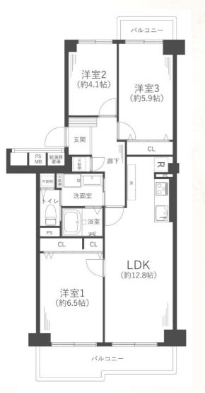 apartment 京都府京都市西京区大枝北沓掛町２丁目12-1　サンシティ桂坂壱番館1Ｆ