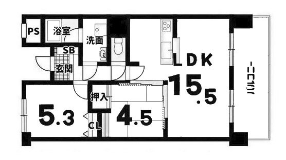 apartment 京都府京都市西京区大枝北沓掛町２丁目12-1　サンシティ桂坂壱番館1Ｆ