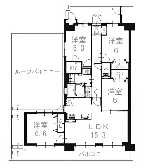 apartment 京都府京都市西京区大枝北沓掛町２丁目12-1　サンシティ桂坂壱番館1Ｆ