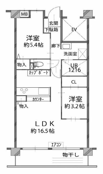 apartment 京都府京都市西京区大枝北沓掛町２丁目12-1　サンシティ桂坂壱番館1Ｆ
