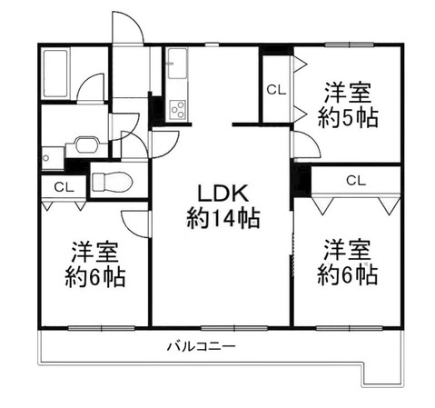 apartment 京都府京都市西京区大枝北沓掛町２丁目12-1　サンシティ桂坂壱番館1Ｆ