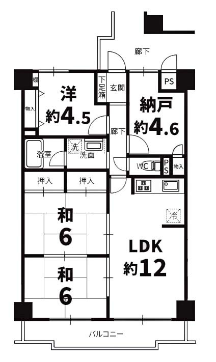 apartment 京都府京都市西京区大枝北沓掛町２丁目12-1　サンシティ桂坂壱番館1Ｆ