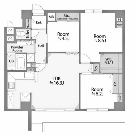 apartment 京都府京都市西京区大枝北沓掛町２丁目12-1　サンシティ桂坂壱番館1Ｆ