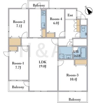 apartment 東京都大田区西蒲田８丁目4-1アルテッシモ･レガ101