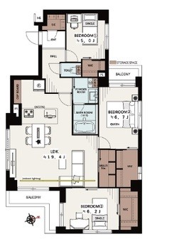 apartment 東京都大田区西蒲田８丁目4-1アルテッシモ･レガ101