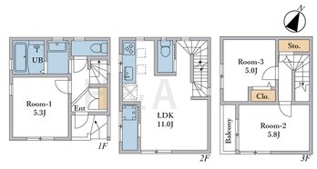 detached 東京都大田区西蒲田８丁目4-1アルテッシモ･レガ101