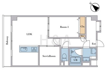 apartment 東京都大田区西蒲田８丁目4-1アルテッシモ･レガ101