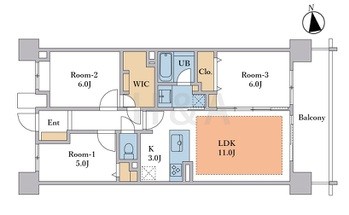 apartment 東京都大田区西蒲田８丁目4-1アルテッシモ･レガ101