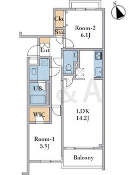 apartment 東京都大田区西蒲田８丁目4-1アルテッシモ･レガ101