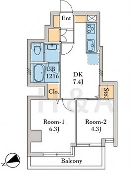 apartment 東京都大田区西蒲田８丁目4-1アルテッシモ･レガ101