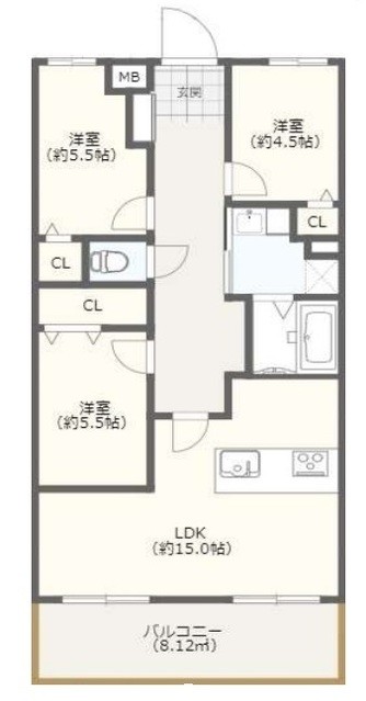 apartment 埼玉県上尾市谷津２丁目２番１号ショーサンプラザ５Ｆ