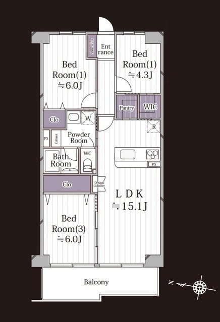 apartment 埼玉県上尾市谷津２丁目２番１号ショーサンプラザ５Ｆ