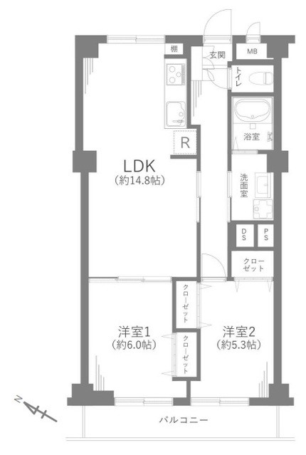 apartment 埼玉県上尾市谷津２丁目２番１号ショーサンプラザ５Ｆ