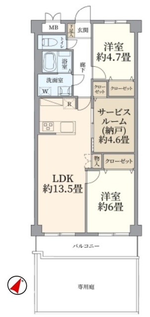 apartment 埼玉県上尾市谷津２丁目２番１号ショーサンプラザ５Ｆ