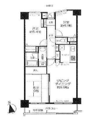 apartment 埼玉県上尾市谷津２丁目２番１号ショーサンプラザ５Ｆ