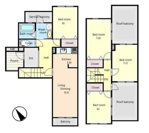apartment 埼玉県上尾市谷津２丁目２番１号ショーサンプラザ５Ｆ