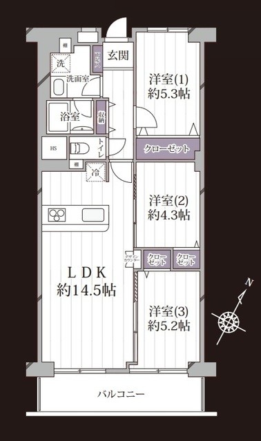 apartment 埼玉県上尾市谷津２丁目２番１号ショーサンプラザ５Ｆ