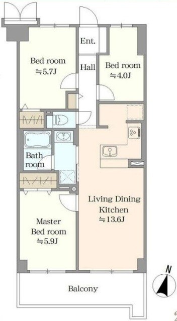 apartment 埼玉県上尾市谷津２丁目２番１号ショーサンプラザ５Ｆ