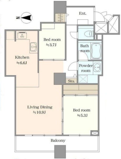 apartment 埼玉県上尾市谷津２丁目２番１号ショーサンプラザ５Ｆ