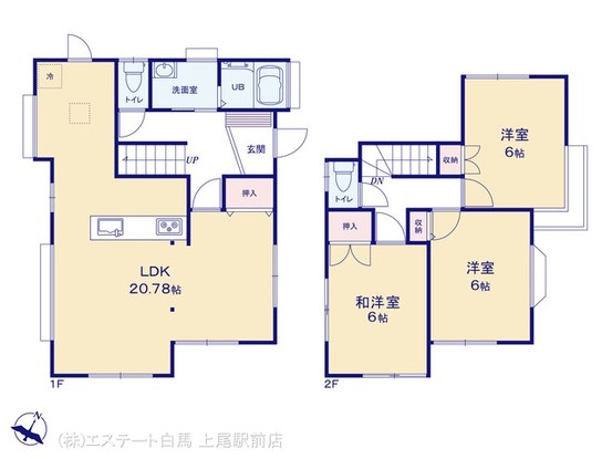 detached 埼玉県上尾市谷津２丁目２番１号ショーサンプラザ５Ｆ